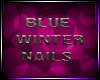 *DJD* Blue Winter Nails