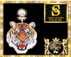 AFRICAN TIGER EARRING