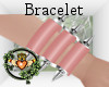 Pink Spike Bracelet L