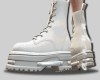 AV | White Leather Boots