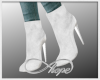 Suede Bootie - White