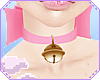 ø Pink bell collar