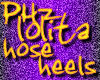 PHz ~ Purple Flake/Heels