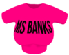 bank pink crop  top