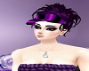 $V$ Cap Purple Hair