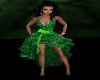 Green party dress