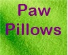 Lime Green & Purple Paws