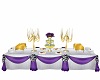 Purple Moon Buffet Table