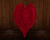 Red Heart Shaped Fur Rug