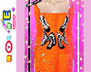 Naina Orange Mini Dress