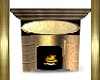 ANIMATED FIREPLACE (GOLD