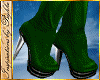 I~Green Leather Boots
