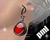 [PLM]red diamond earring