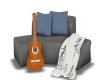 Grey Guitar Couch