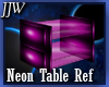 Neon Table Reflection