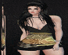 Black And Gold Dress