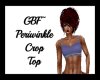 GBF~Periwinkle Crop Top