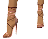 laced sandals copper