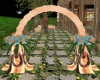 western wedding arch