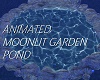 Moonlit Garden Pond