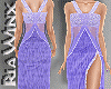 Violet Party Dress