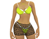Bikini Green and Black