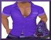 Purple Muscle Shirt M