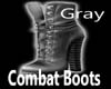 [bamz]Gray conbatboots