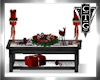 CTG RED/BLK XMAS TABLE
