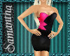 ~SD~ Jen Dress BlK/Pink