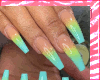 ❤ sassy ombre greens