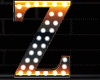 Z Orng Letter Neon Lamp