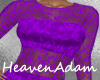 Laced dress purple RL