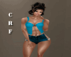 CRF* Jill Teal Heart