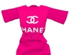 pink cc t shirt dress