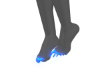 LONG PEDI BLUE GLO
