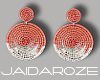 Playa Earrings - Coral