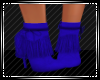 Blue Fringed Boots