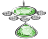 Gigi Green Earrings
