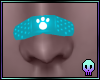 Teal Paw Nose Band-Aid