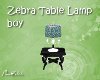 Zebra Table Lamp boy