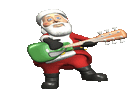 Guitar Santa Animated