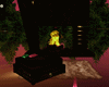 Shiny moon fireplace