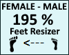 Feet Scaler 195%