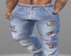 Spring Floral Jeans