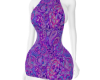 PurplePaisley ShortDress