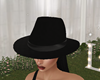 COUTURE BLACK HAT