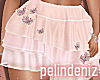 [P] Butterfly pink skirt