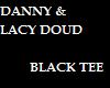 LACY & DANNY BLACK TEE