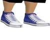 Blue Coverse Sneakers